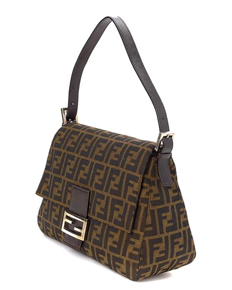 vintage fendi zucca shoulder bag|fendi zucca pattern handbags.